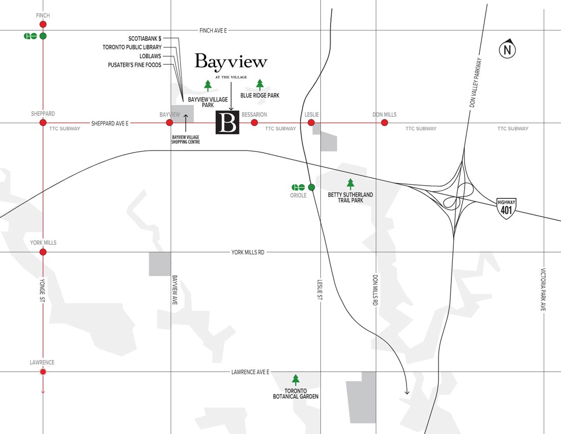 Bayview-at-the-Village-Condo-map
