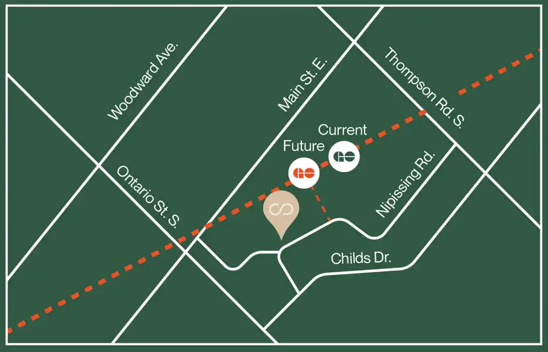 Stationside Condo map
