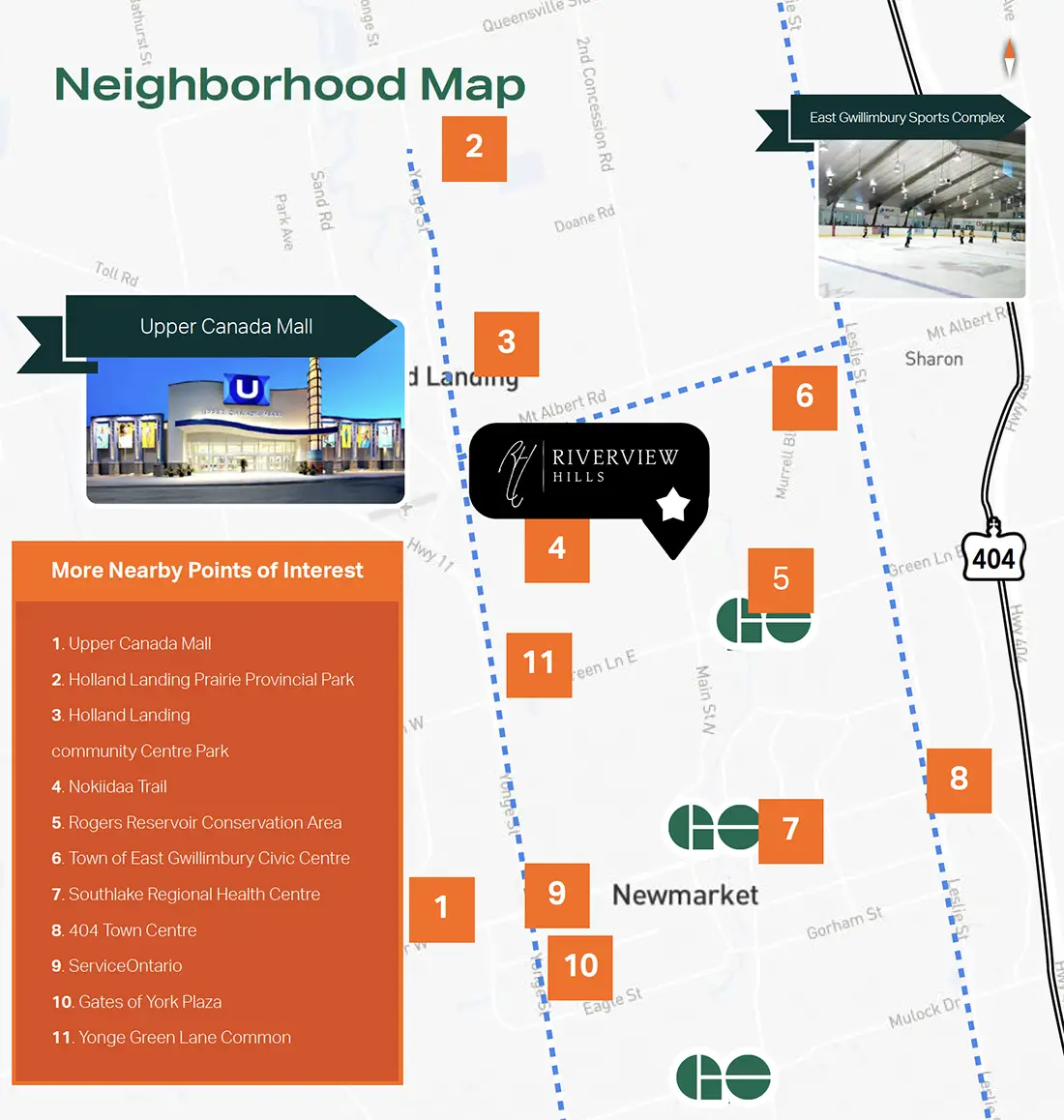 Riverview Hills Homes neighbourhood map
