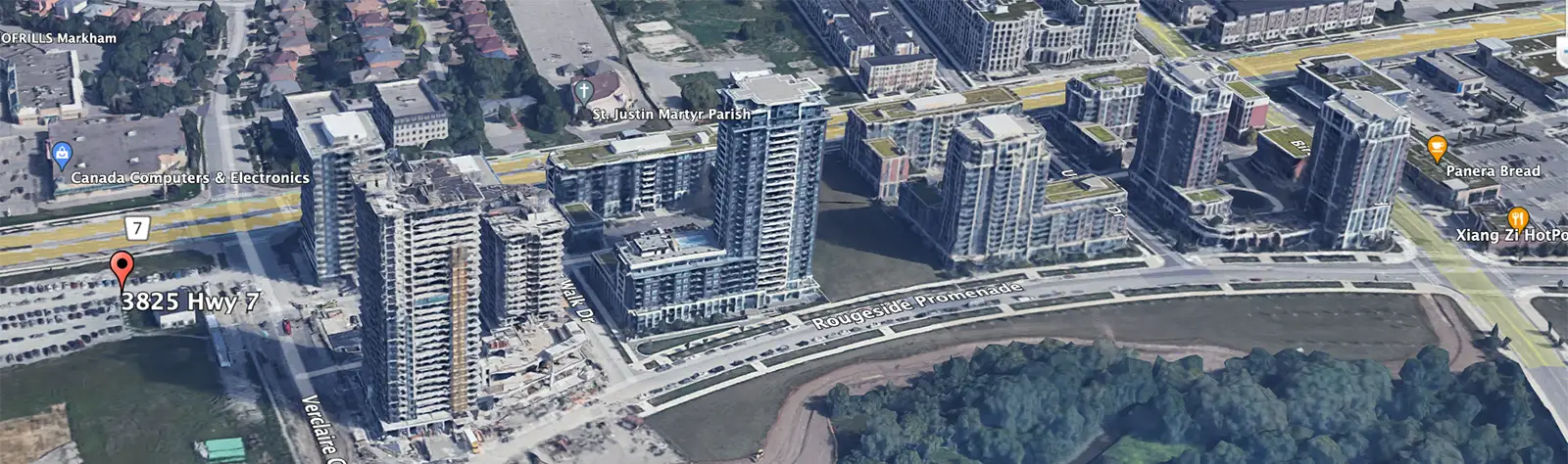 Uptown Markham Condos views