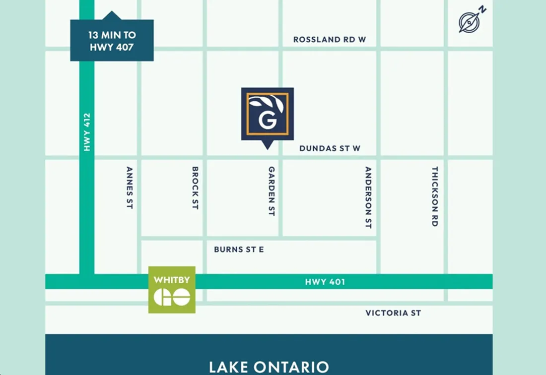 Garden Square Towns map