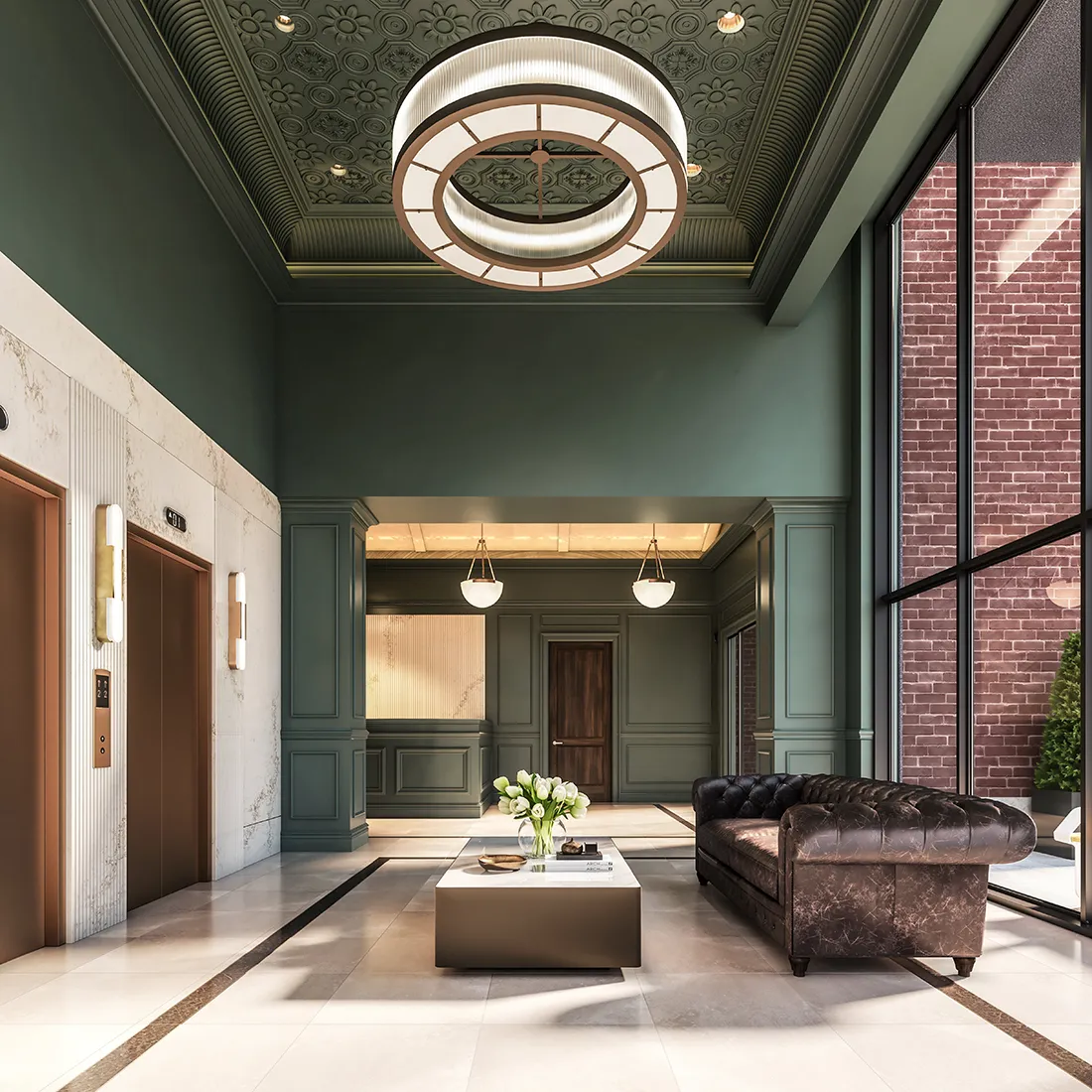 Noble Residences lobby vaughan